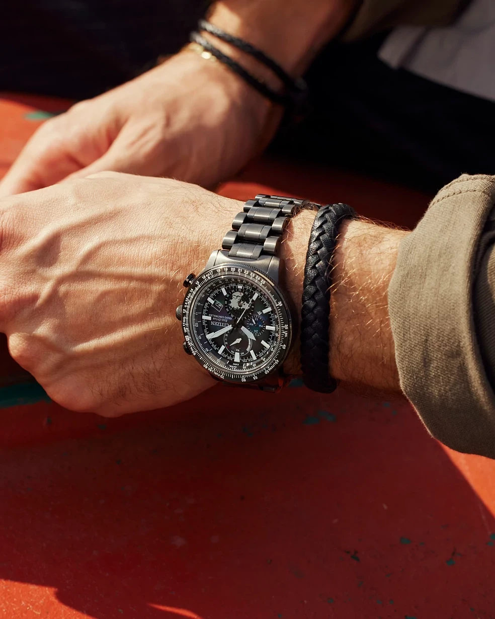 Promaster Geo Trekker Multiple Dial Stainless Steel Bracelet