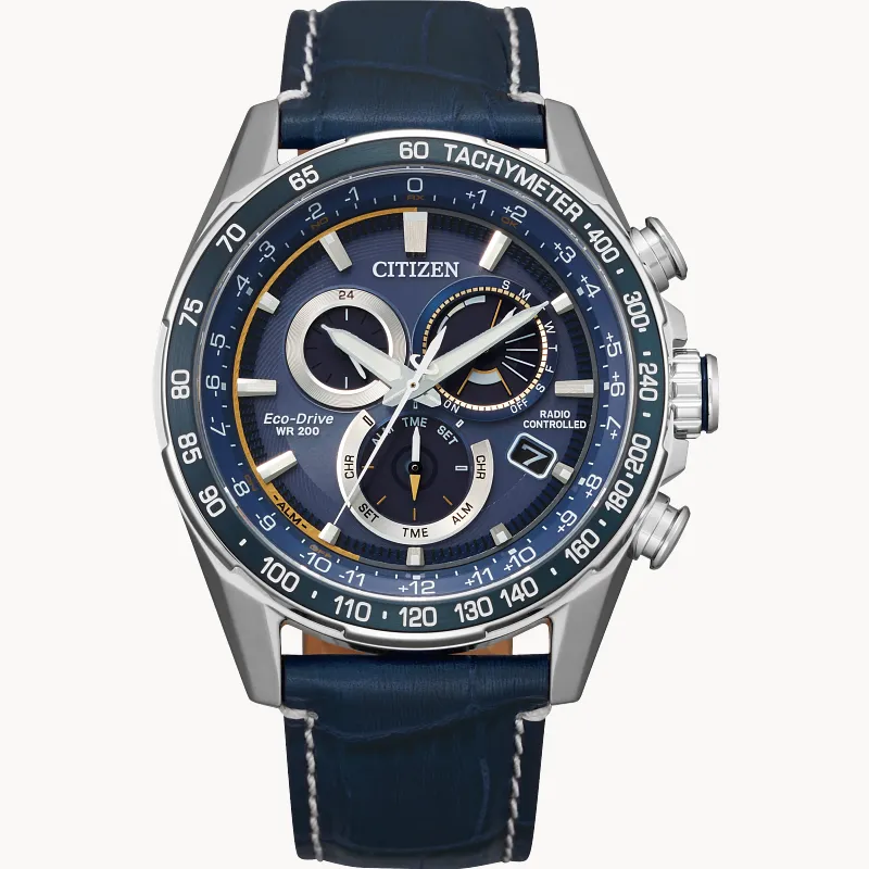 PCAT Blue Dial Leather Strap CB5918-02L | CITIZEN PCAT Blue Dial Leather Strap CB5918-02L | CITIZEN