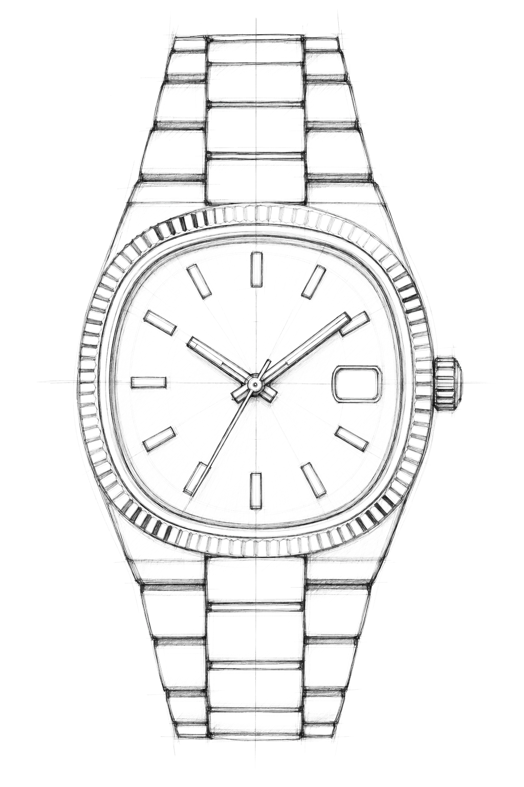 Watch technical diagram