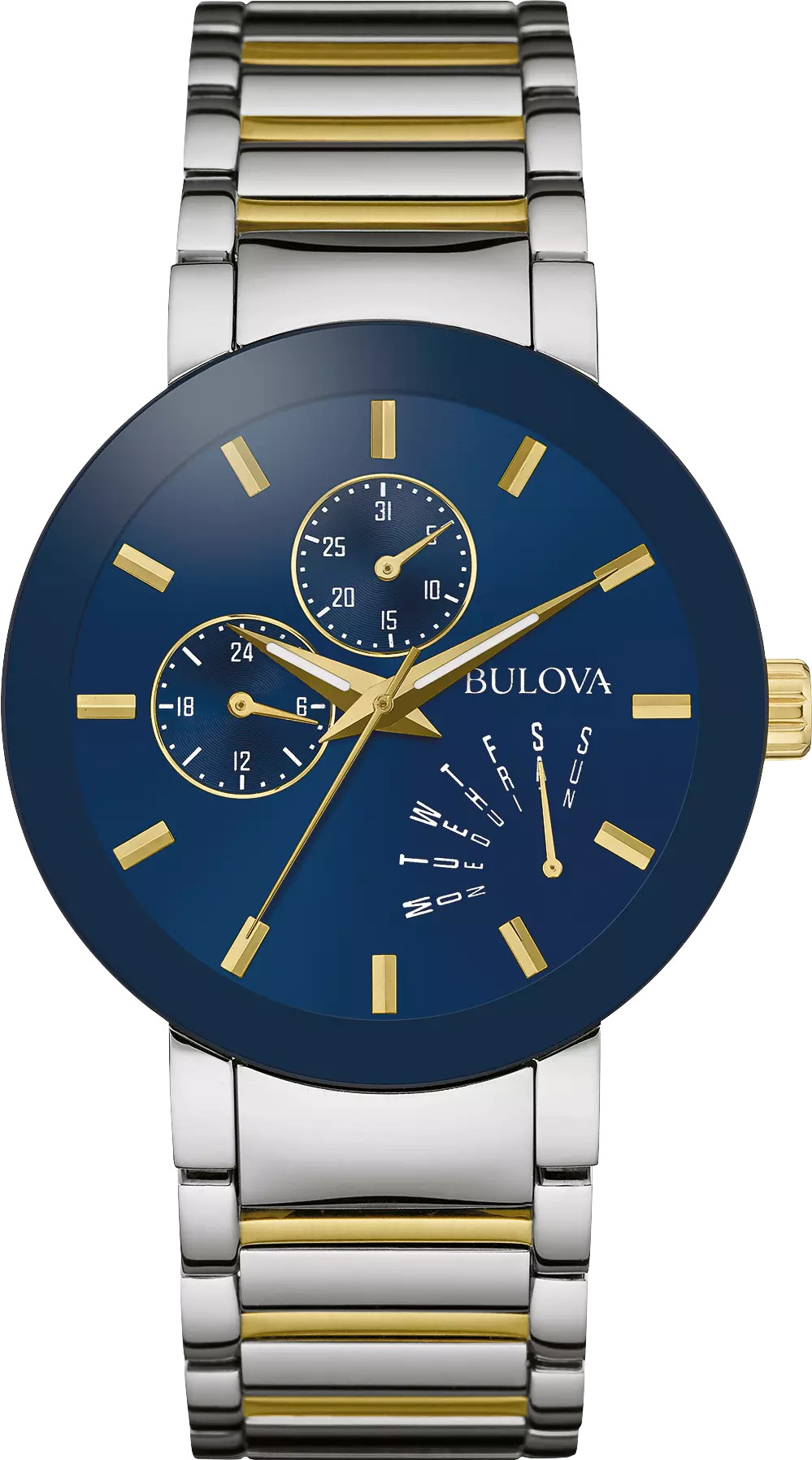 Bulova Men's 98K102 Crystal Sets of Crystal Gold-Tone Stainless Steel -  Bezali