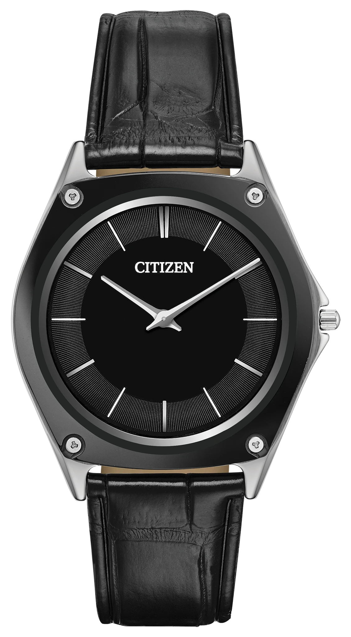 【CITIZEN】腕時計エコドライブ　黒ブラックベルト　EW1826-01E Citizen Eco-Drive One Eco-Drive Black Cermet Cemented Watch | CITIZEN