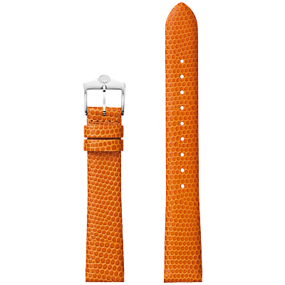 Orange Leather Strap