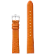 Orange Leather Strap
