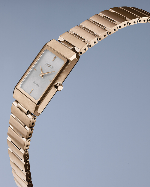 Stiletto Silver Tone Dial Stainless Steel Bracelet EG6013 56A CITIZEN