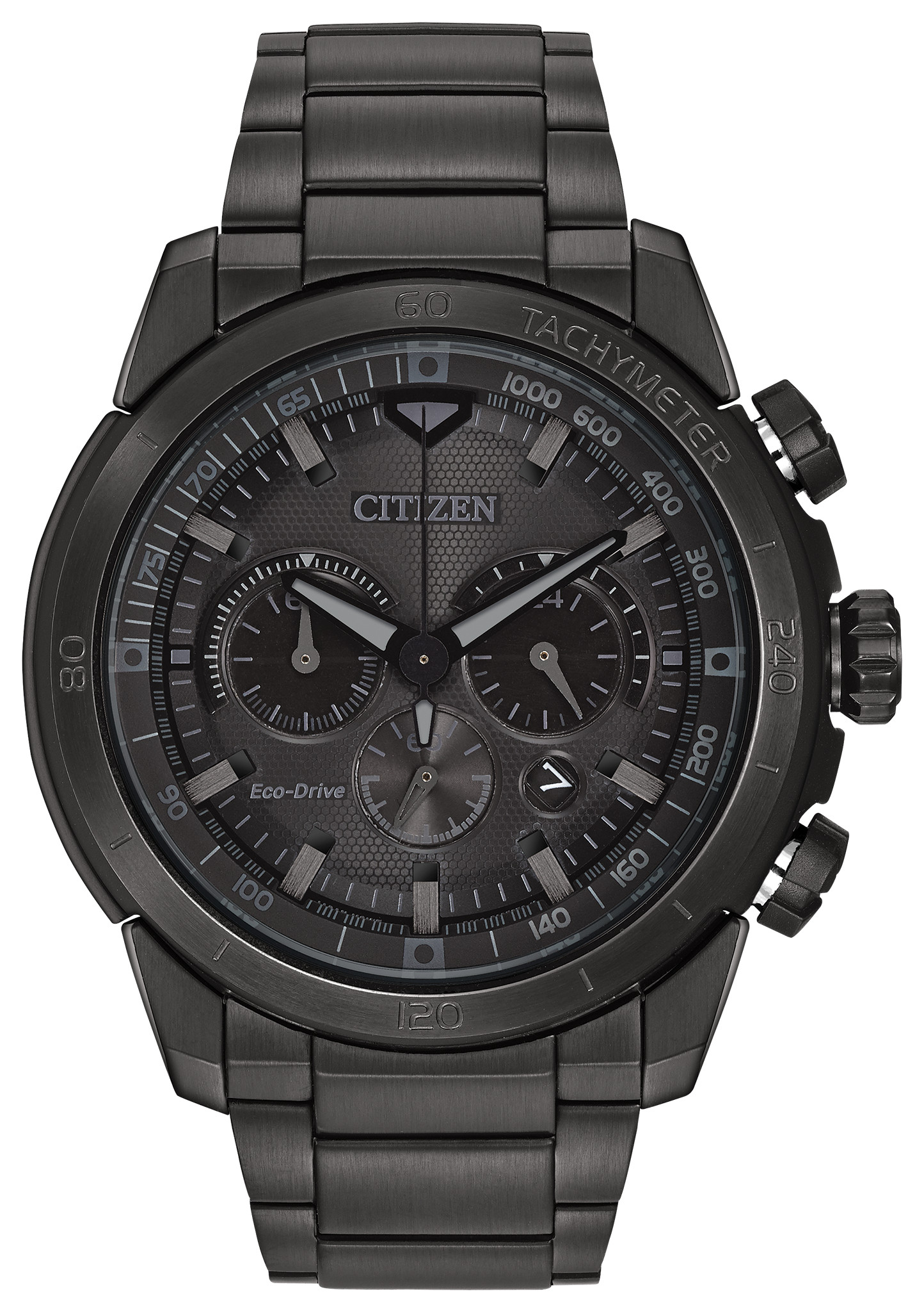 citizen black watch with diamonds